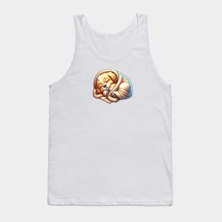 Squishy Sleeping Puppy 🐶 Sweet Dreams Tank Top